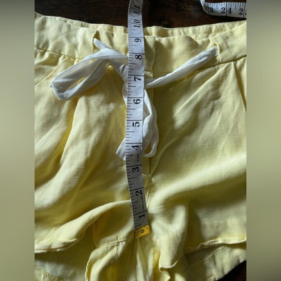 ARITZIA Wilfred linen blend Allegra Short yellow size 0 - Picture 7 of 9